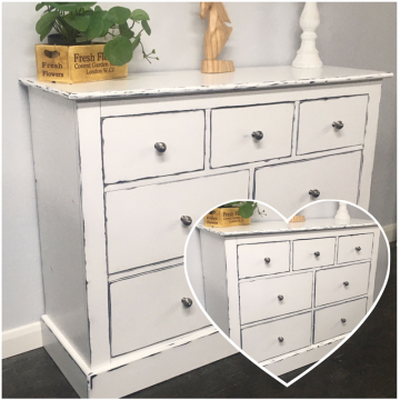 White Vintage Chest